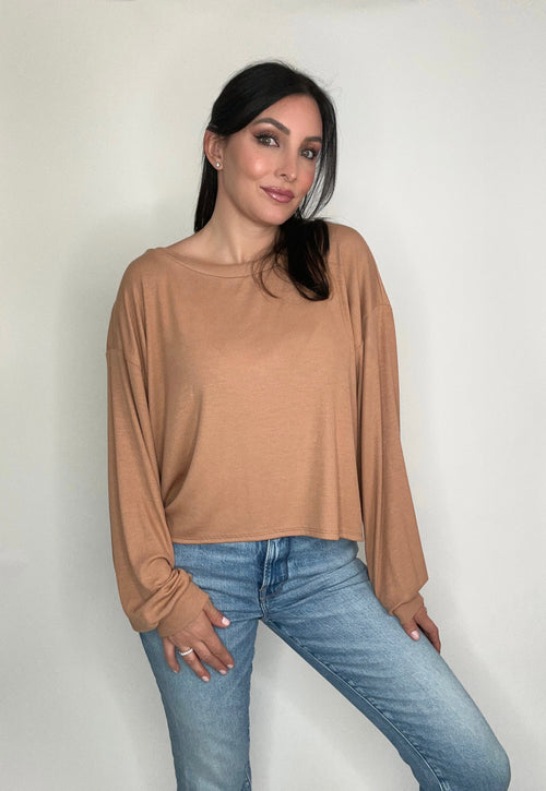 All Day Every Day Sweater - Clay Rib