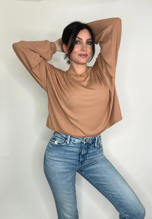 All Day Every Day Sweater - Clay Rib